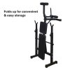 Olympic Weight Bench Press Set with Squat Rack for Home Gym