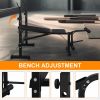Olympic Weight Bench Press Set with Squat Rack for Home Gym