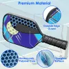 Pickleball Set – 2 Fiberglass Paddles, 4 Indoor/Outdoor Balls, Carry Bag & 2 Cooling Towels – Lightweight, Ergonomic & Beginner to Pro Ready