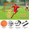Portable Kids Soccer Goal Set – Complete Outdoor Training Kit with Ball, Pump, Cones, Ladder & Bag