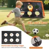 Portable Kids Soccer Goal Set – Complete Outdoor Training Kit with Ball, Pump, Cones, Ladder & Bag