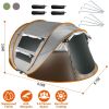 Pop Up Tent – Automatic Setup Waterproof Camping Tent with 4 Mosquito Net Windows + Carry Bag
