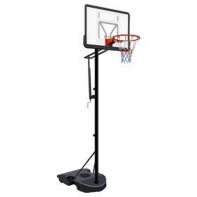 Adjustable Portable Basketball Hoop (6.89–10.01 ft) with Wheels