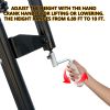 Adjustable Portable Basketball Hoop (6.89–10.01 ft) with Wheels
