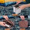 Portable Backpacking Silver Stove | Compact Camping & Hiking Cooker