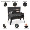 Portable Charcoal Suitcase Grill with Side Shelf – Foldable BBQ