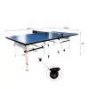 Foldable Professional MDF Indoor Ping Pong Table with Quick Clamp Net & Post Set