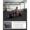 Interlocking EVA Foam Fitness Floor Tiles (24 Pack) | Gray Dots