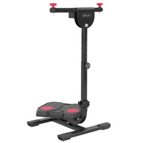 Red Foldable Ab Twister Board with LCD Display – Waist Trimming Disc