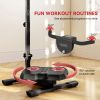 Red Foldable Ab Twister Board with LCD Display – Waist Trimming Disc
