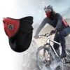 Red Winter Sports Half Face Mask – Windproof & Breathable Face Shield