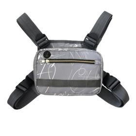 Reflective Trail Hiking Chest Rig - Cycling Sports Bag