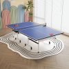 Foldable MDF Indoor Ping Pong Table with Quick-Clamp Net | Home Gym