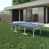 Foldable MDF Indoor Ping Pong Table with Quick-Clamp Net | Home Gym