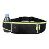 Seamless Outdoors Running Belt with Water Slot - Black