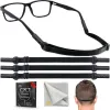 Glasses Strap Holder – M Size 13.5" Adjustable No Tail Eyeglass Lanyards (Set of 3) for Men & Women