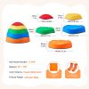 Balance Stepping Stones for Kids – 5 Piece Non Slip Sensory Coordination Set (Up to 220 lbs)