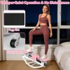 Lateral Rocking Stepper with Resistance Bands & Mat | Home Cardio