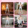 Lateral Rocking Stepper with Resistance Bands & Mat | Home Cardio