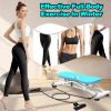 Indoor Sliding Ski Simulator Blue with Resistance Bands | Home Gym