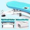 Indoor Sliding Ski Simulator Blue with Resistance Bands | Home Gym