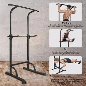 Sport Power Tower Dip Station & Pull Up Bar - Home Gym Stand