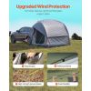 Waterproof SUV Tent for Camping – 8FT x 8FT, PU2000mm, Mesh Windows, Rainfly Included