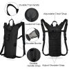 Tactical 3L Hydration Pack Backpack Black