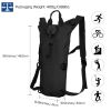 Tactical 3L Hydration Pack Backpack Black