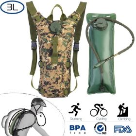 Tactical 3L Hydration Pack Backpack-Jungle
