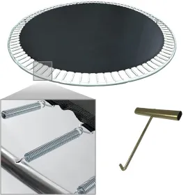 2 Pcs Trampoline Spring Puller Tool – Heavy‑Duty Hook Tool for Spring Installation & Removal
