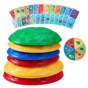 Turtle Balance Stepping Stones for Kids (6 Pcs) – Non-Slip Sensory Toy