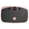 Vibration Plate Exercise Machine – Whole Body Shaker with Magnetic Acupoints, Lymphatic Drainage & Weight Loss, Pink + Resistance Bands