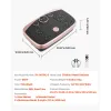 Vibration Plate Exercise Machine – Whole Body Shaker with Magnetic Acupoints, Lymphatic Drainage & Weight Loss, Pink + Resistance Bands