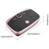 Vibration Plate Exercise Machine – Whole Body Shaker with Magnetic Acupoints, Lymphatic Drainage & Weight Loss, Pink + Resistance Bands
