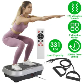 Whole Body Vibration Technology — Activates deep muscle groups to enhance calorie burn and improve strength.
