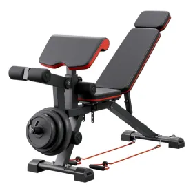 VEVOR 800lbs Adjustable Weight Bench Press with Leg Extension & Preacher Pad – Full Body Workout Sit Up Bench for Home Gym Strength Training