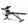 VEVOR 800lbs Adjustable Weight Bench Press with Leg Extension & Preacher Pad – Full Body Workout Sit Up Bench for Home Gym Strength Training