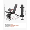 VEVOR 800lbs Adjustable Weight Bench Press with Leg Extension & Preacher Pad – Full Body Workout Sit Up Bench for Home Gym Strength Training