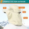 UPF 50+ Wide Brim Sun Hat with Neck Flap (Beige) | Outdoor & Safari