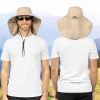 UPF 50+ Wide Brim Sun Hat with Neck Flap (Tan)