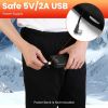 Unisex Winter Heated Pants Size SM - 12 Zone 5V USB Trousers