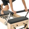 Wooden Pilates Reformer Machine with Sitting Box | 400 LBS