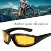 Yellow Motorcycle & Cycling Glasses – Wind Resistant Sports Goggles