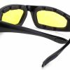 Yellow Motorcycle & Cycling Glasses – Wind Resistant Sports Goggles