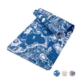 Yoga Mat – Professional TPE Exercise Mat with Non Slip Print Design, 72" x 24" Multi Purpose Workout Mat