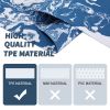 Yoga Mat – Professional TPE Exercise Mat with Non Slip Print Design, 72" x 24" Multi Purpose Workout Mat