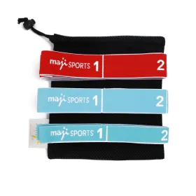 Yoga Stretch Straps 3 Pack – Elastic Flexibility Bands for Pilates & Mobility Training