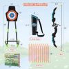 Youth Archery Bow Set – LED Light Up Bow with 20 Suction Cup Arrows for Kids