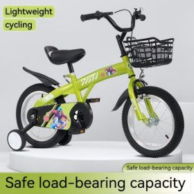 16" Sport Kids’ Bicycle – Training Wheels, Adjustable Saddle, Ages 4–8 (Option: 16inch)